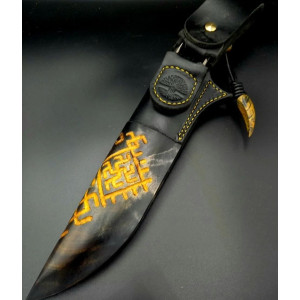 ОСА ІІ ніж ручної роботи майстра Павла Гончаренка, сталь К110™ в ламінаті, 61 HRC. Photo 3